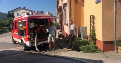 Dichtheitsprobe der Löschleitungen